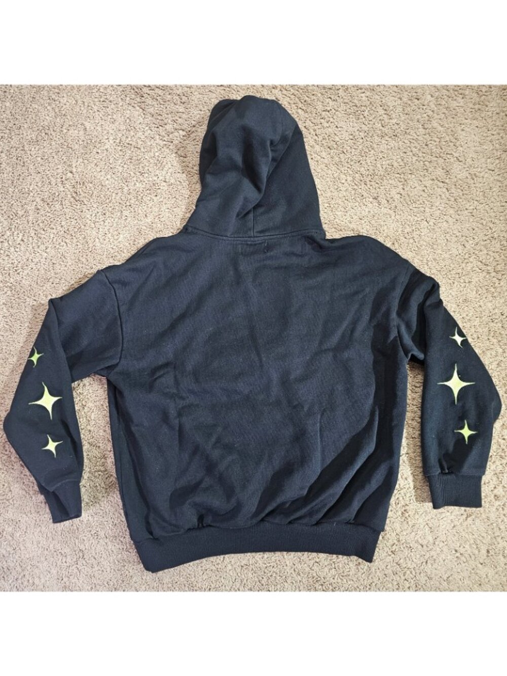 Broken Bond Hoodie L Black JoJos Bizarre Adventure Jolyne Cujoh Graphic Pullover - Picture 6 of 11